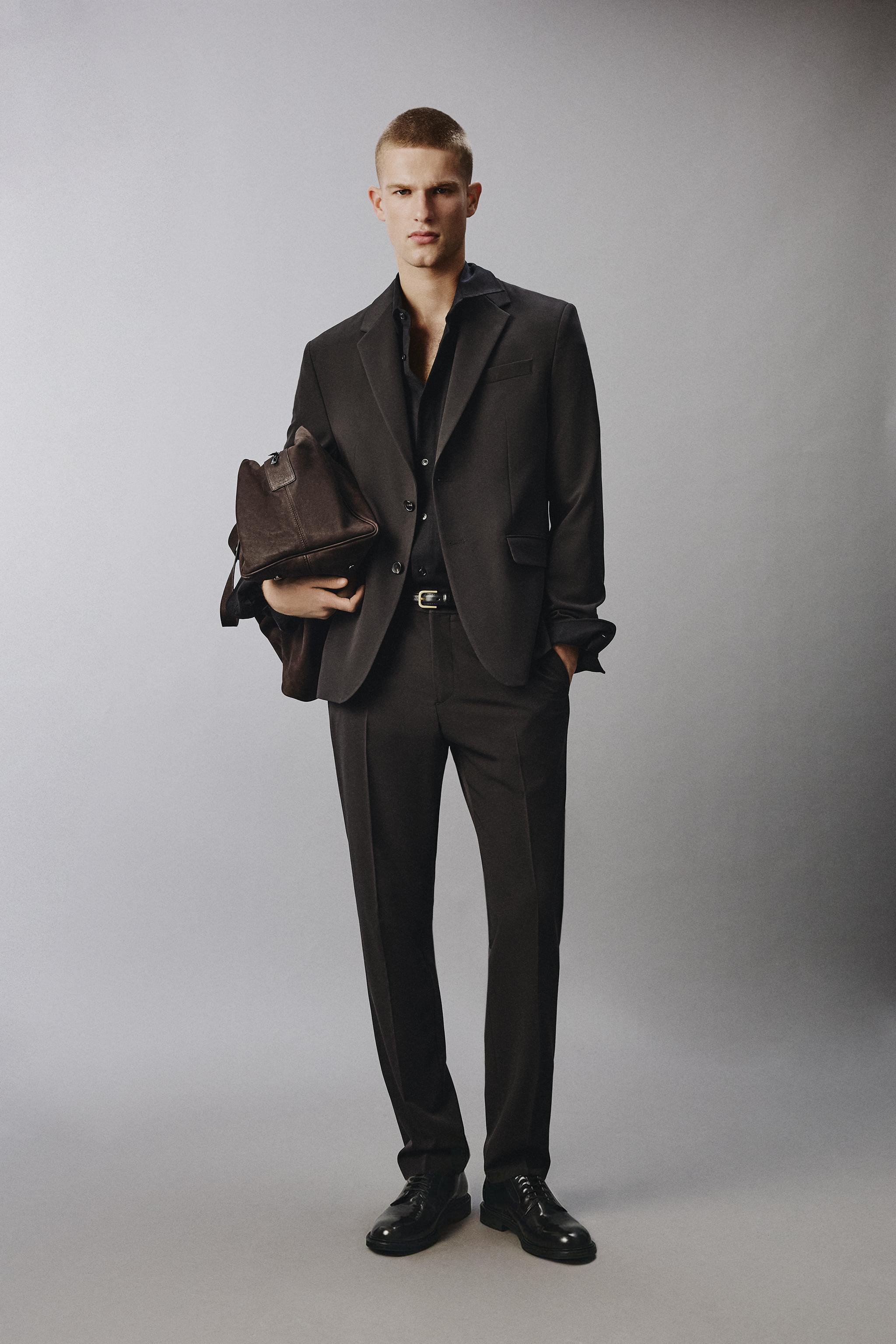 STRETCH SUIT PANTS